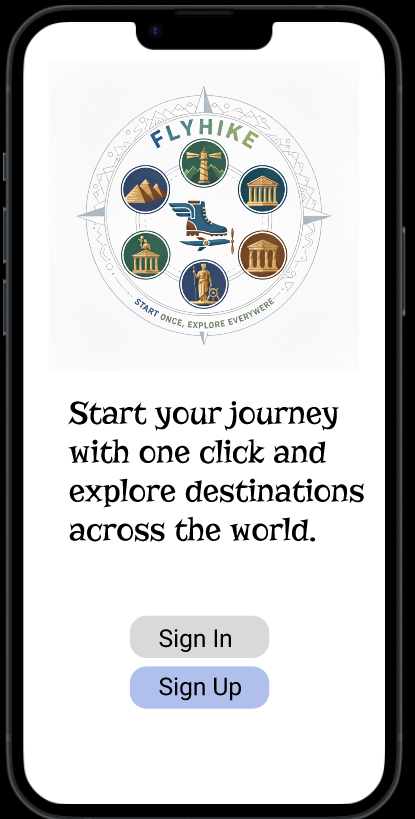 FlyHike Screen 1